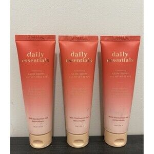 3x Daily Essentials Luminizing Glow Drops Mineral SPF 50 Niacinamide 1oz
